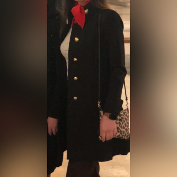 Joseph Ribkoff Black Jacket with Gold Buttons - Picture 3 of 15